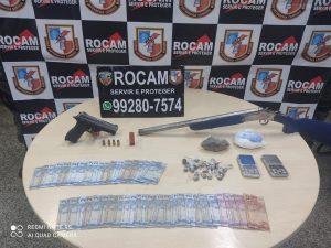 Imagem da notícia - Rocam prende dupla na zona oeste por ligação ao tráfico
