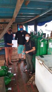 Imagem da notícia - Policiais de Pauini fazem intermediação e escolta de  oxigênio