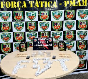 Imagem da notícia - Força Tática detém dupla por tráfico de drogas no bairro Jorge Teixeira