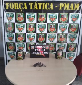 Imagem da notícia - Força Tática apreende arma de fogo no bairro Lírio do Vale