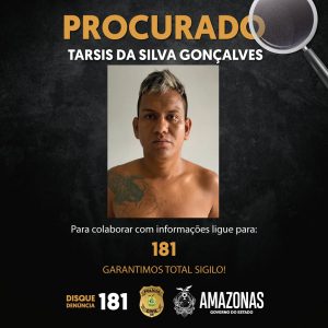 Imagem da notícia - PC-AM procura por homem integrante de grupo criminoso