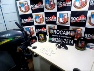 Imagem da notícia - Policiais da Rocam, CIP-Cães e CPE detém trio criminoso  em Iranduba