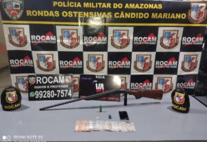 Imagem da notícia - Homens são presos por posse ilegal de arma em Tabatinga