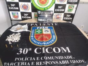 Imagem da notícia - PM detém homem por tráfico de drogas e com munições no Jorge Teixeira