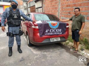 Imagem da notícia - PM localiza veículo com restrição de roubo