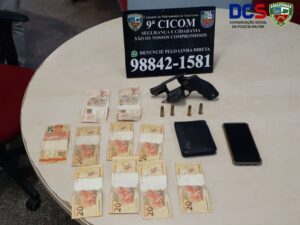 Imagem da notícia - PM prende homem por roubo e recupera motocicleta