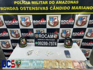 Imagem da notícia - Polícia Militar apreende R$ 26 mil oriundos de tráfico em ação
