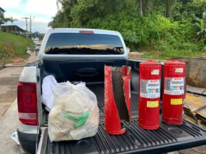 Imagem da notícia - SSP-AM apreende mais 120 quilos de drogas em extintores de incêndio