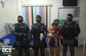 Imagem da notícia - Em Humaitá, Polícia Militar salva menina de 1 ano engasgada