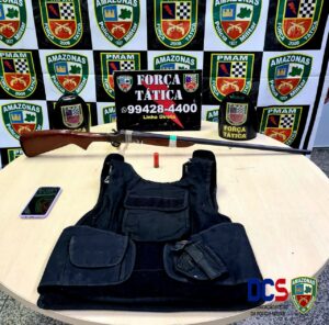 Imagem da notícia - PM prende homem com arma de fogo e colete balístico na BR-174