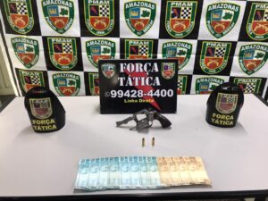 Imagem da notícia - PM detém homem com arma de fogo e munições na zona leste