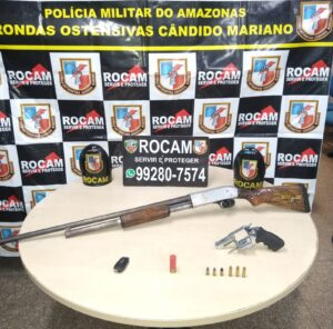 Imagem da notícia - Rocam apreende armas de fogo e recupera veículo em festa clandestina