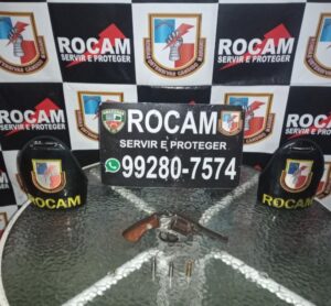 Imagem da notícia - Rocam detém homem em posse de arma de fogo em Novo Aripuanã