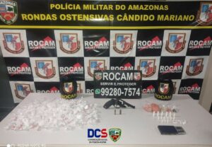 Imagem da notícia - Rocam apreende adolescente com mais de 200 porções de drogas