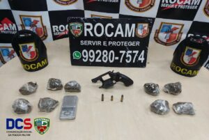 Imagem da notícia - Polícia Militar detém homem por tráfico de drogas no bairro Nova Vitória