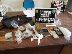 Imagem da notícia - Dupla é presa por tráfico de drogas no município de Tefé