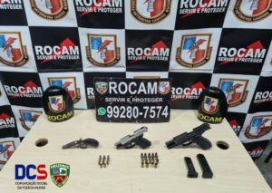 Imagem da notícia - PM prende 76 pessoas e apreende 17 armas em Manaus