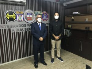 Imagem da notícia - Secretário de Segurança reúne com ministro da Venezuela