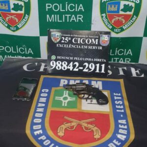 Imagem da notícia - PM detém homem por porte de arma e roubo, após acidente na zona leste