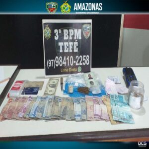 Imagem da notícia - PM prende dois homens por furto, tráfico de drogas e receptação, em Tefé