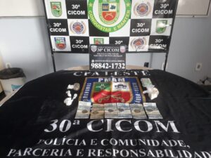 Imagem da notícia - Adolescente é apreendido com mais de 100 gramas de entorpecentes