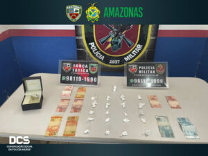 Imagem da notícia - Polícia Militar detém dois homens com entorpecentes, em Boca do Acre