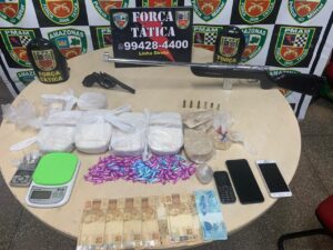 Imagem da notícia - Força Tática apreende 9,5 quilos de entorpecentes