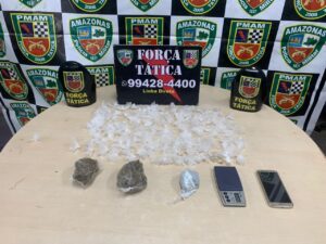 Imagem da notícia - Força Tática detém seis por tráfico e porte ilegal de arma   de fogo