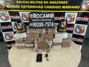 Imagem da notícia - Rocam detém dois homens com 38 quilos de entorpecentes