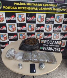 Imagem da notícia - Rocam apreende entorpecentes e detém homem ligado ao tráfico