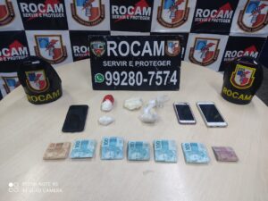 Imagem da notícia - PM detém homem por tráfico de drogas e sua irmã por desacato