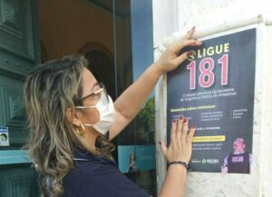 Imagem da notícia - Ouvidoria da SSP-AM faz panfletagem do 181 no Centro de Manaus