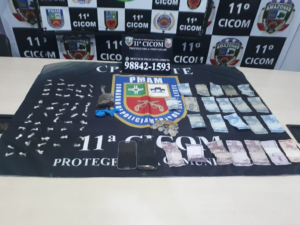 Imagem da notícia - PM prende homem por tráfico de drogas no bairro Coroado