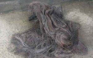 Imagem da notícia - PM detém homem flagrado com cabos telefônicos roubados