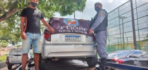 Imagem da notícia - PM recupera veículo com restrição de roubo no Nova Vitória