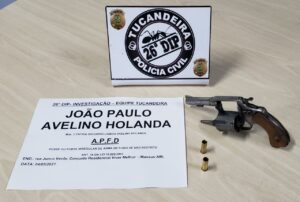 Imagem da notícia - PC-AM prende homem por porte irregular de arma de fogo