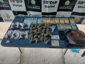 Imagem da notícia - Em Uarini, PC-AM prende homem em flagrante por tráfico de drogas