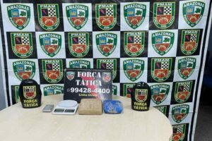 Imagem da notícia - Força Tática apreende 2 quilos de drogas no bairro Coroado