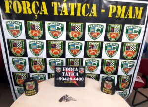 Imagem da notícia - Polícia Militar detém homem com arma de fogo na zona leste
