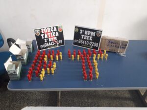 Imagem da notícia - PM apreende 80 munições em embarcação no porto de Tefé