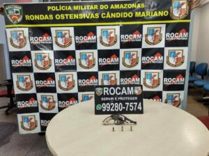 Imagem da notícia - PM detém homem e apreende arma de fogo no bairro Ouro Verde