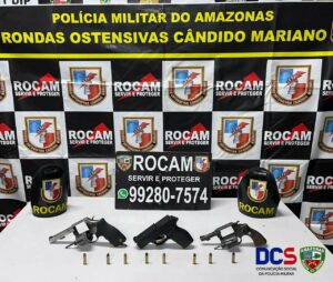 Imagem da notícia - PM prende homem com armas de fogo e munições no bairro Flores