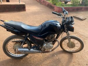 Imagem da notícia - Polícia Militar recupera motocicleta roubada em Boca do Acre