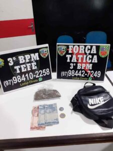 Imagem da notícia - PM prende homem em posse de entorpecentes em Tefé