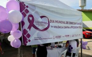 Imagem da notícia - Sejusc encerra campanha Junho Violeta com ação de conscientização no Cipdi