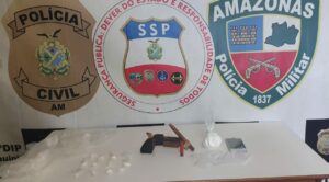 Imagem da notícia - PM e PC prende dupla por tráfico de drogas em Pauini