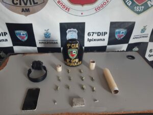 Imagem da notícia - Em Ipixuna, PM detém dois homens por tráfico de drogas