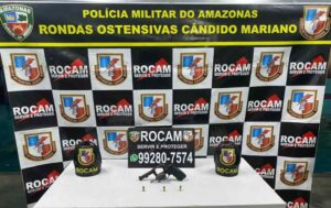 Imagem da notícia - Rocam apreende adolescente e detém dois homens com armas e drogas