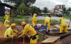Imagem da notícia - Detentos realizam serviços no Comando de Operações Especiais da PM