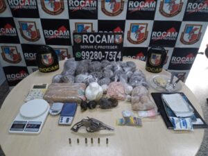 Imagem da notícia - Rocam desmonta laboratório de drogas na zona oeste de Manaus